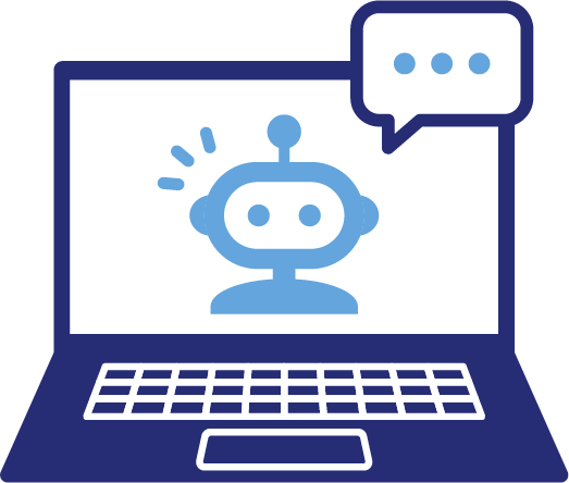 RPAロボットイラスト