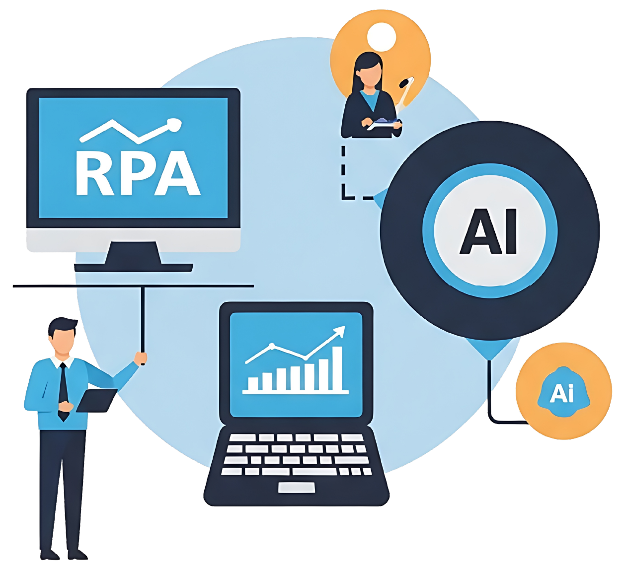 AIエージェントの概念図